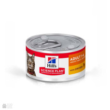 Hills SP Feline Adult Chicken консерви з куркою для кішок 82г