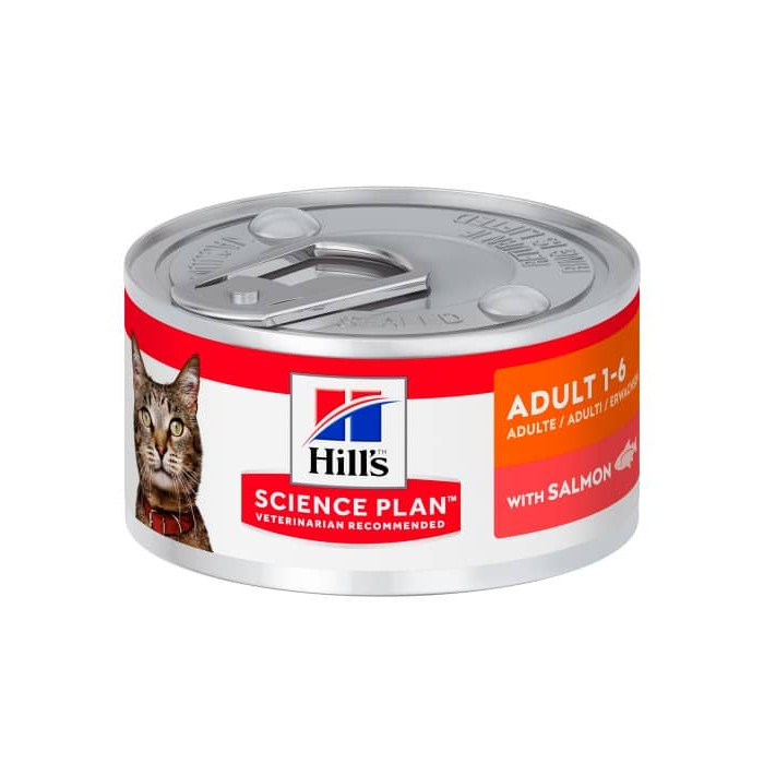 Hills SP Feline Adult Salmon консерви з лососем для кішок 82г