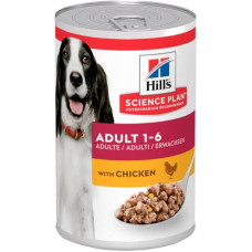 Hills SP Adult Dog консерва для дорослих собак з куркою 370 г