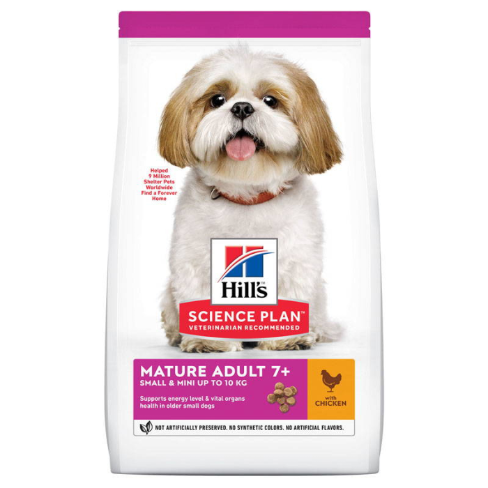 Hills SP Canine Mature Adult 7 + Small Miniature з куркою та індичкою для собак дрібних порід старше 7 років 1,5 кг