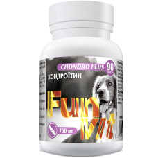 Вітаміни FunVit Chondro Plus з хондроїтином для собак 90 таб