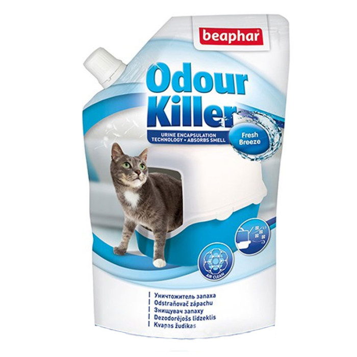 Засіб для котячого туалету Odour killer 400гр Беафар 152339 Засіб для котячого туалету Odourkiller 400гр Беафар 152339