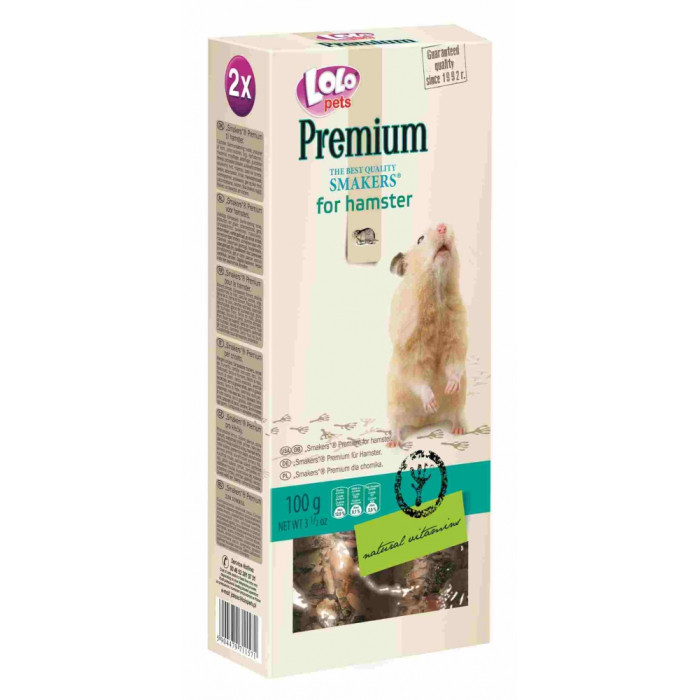 Lolo pets Колосок Premium для хомяків 100гр 71157
