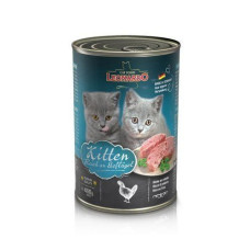 Леонардо Ексклюзив консерви для кошенят птах 400 г
