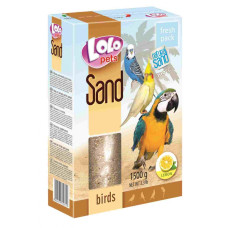 Пісок для птахів лимонний Lolo Pets