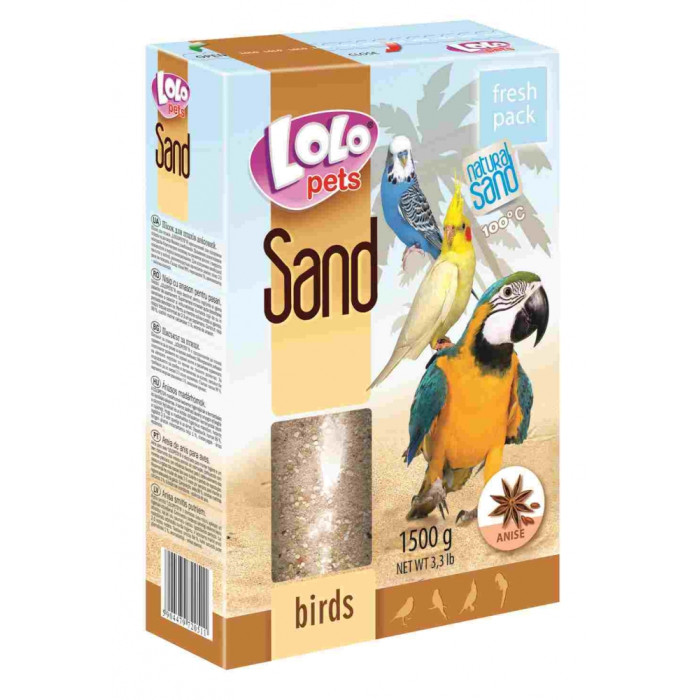 Пісок для птахів стандартний Lolo Pets