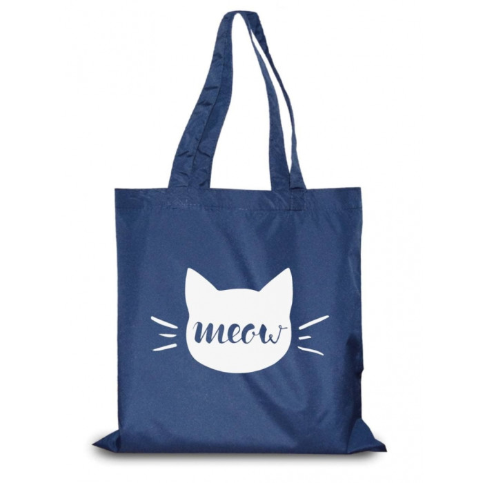 Екосумка Meow 40х38 см синя