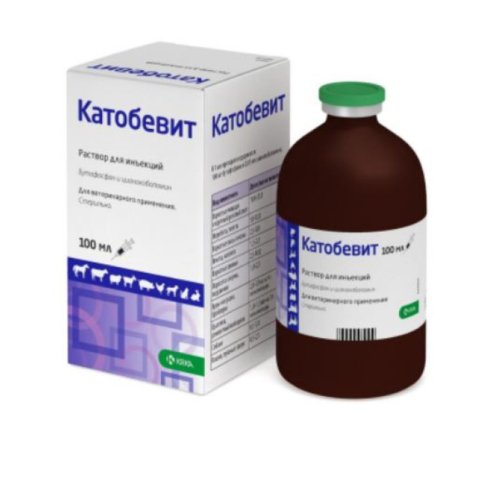 Катобевіт 10 для інєкцій стимуляції обмінних процесів 100мл КРКА