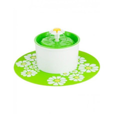Фонтан для тварин Small Flower 16х20х12см CS0329 Зелений