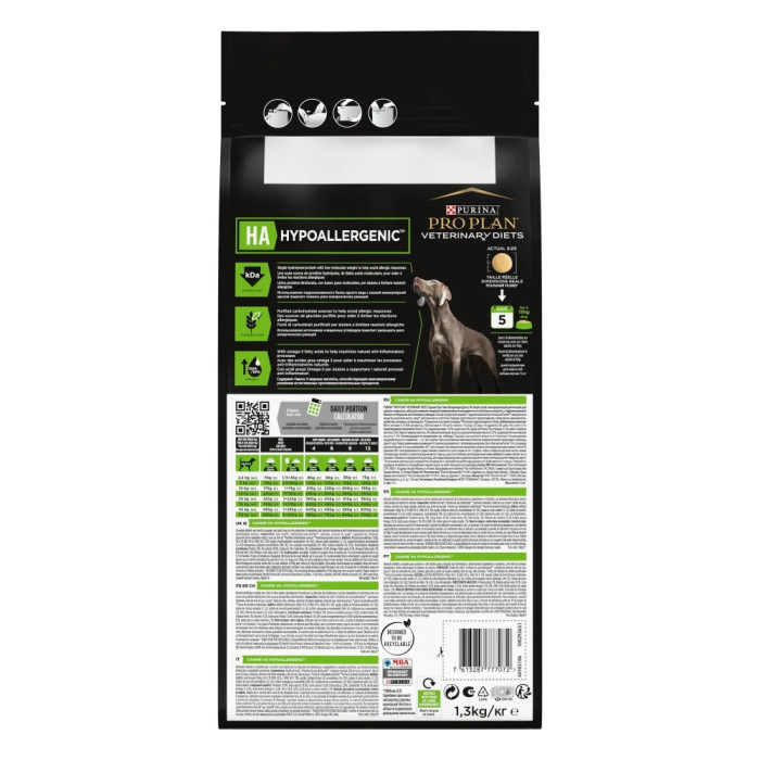 Purina Pro Plan Veterinary Diets HA Hypoallergenic Сухий корм для собак при харчовій алергії 1,3 кг