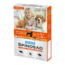Spinosad таблетка від бліх для кішок і собак Collar 5-10 кг