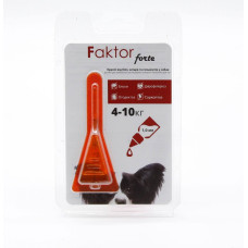 Faktor forte-краплі для собак від бліх, кліщів, гельмінтів 1мл 4-10 кг 1 пипетка