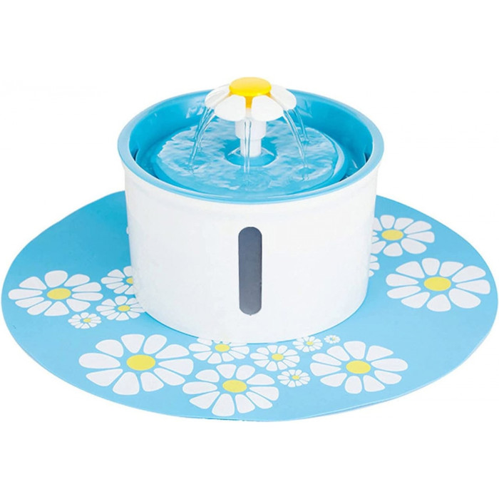 Фонтан для тварин Small Flower Блакитний 16х20х12см CS0329