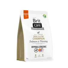 Brit Care Dog Hypoallergenic Dog Show Champion Сухий корм для виставкових собак з лососем та оселедцем, 3 кг