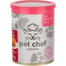 Pet chef консерви для кішок яловичина 360г