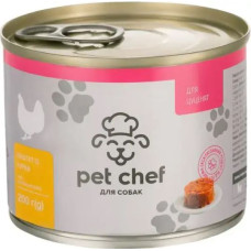 Pet chef консерви для цуценят з куркою 200г