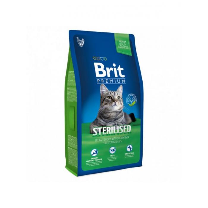 Brit Premium для стерилізованих котів з куркою 1,5 кг 513161