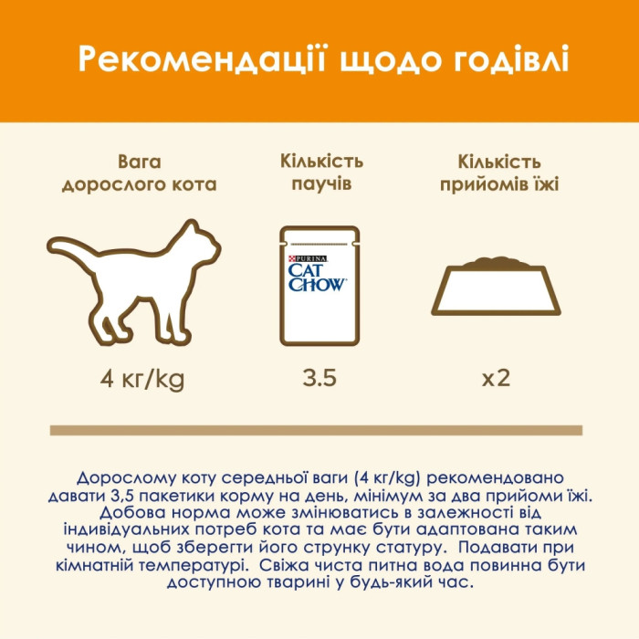 АКЦІЯ CAT CHOW Adult ніжні шматочки в желе з ягнятком та зеленою квасолею вологий корм для кішок 85 г