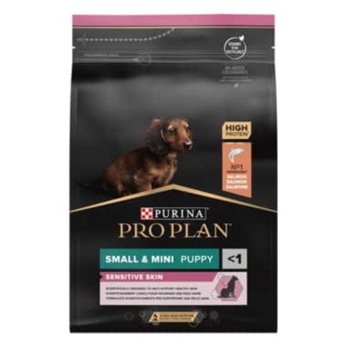 Pro Plan корм для цуценят дрібних порід з чутливою шкірою лосось 3кг 123809