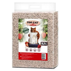 Top Cat Tofu соєвий наповнювач з ароматом полуниці 5,7 л Top Cat Tofu соевый наполнитель с ароматом клубники 5,7 л