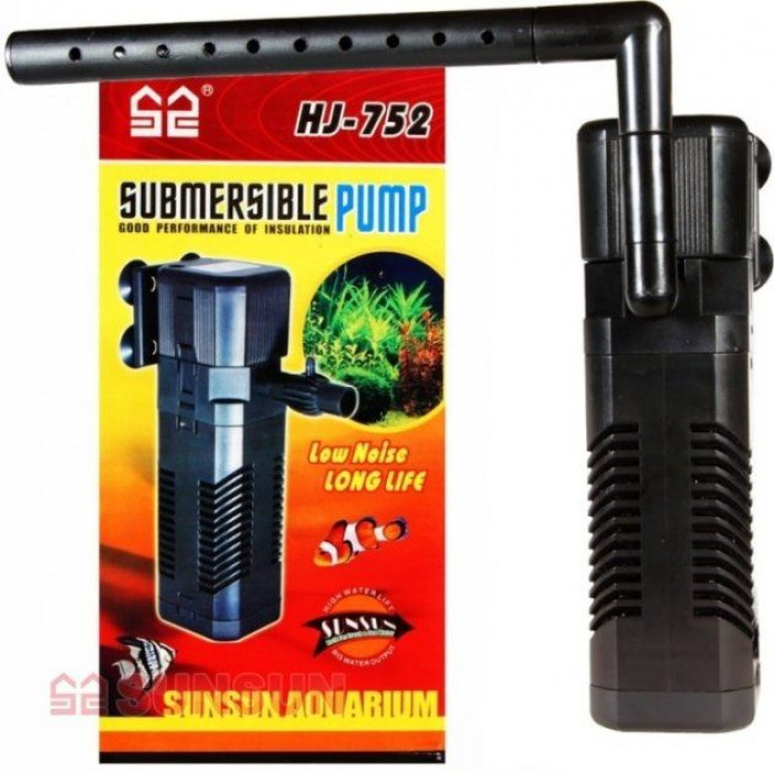 Sun-Sun Jialu Hj-752-внутрішній фільтр для акваріума 600 л год Фільтр Sun-Sun Jialu Hj - 752 (600л год) дощовий.