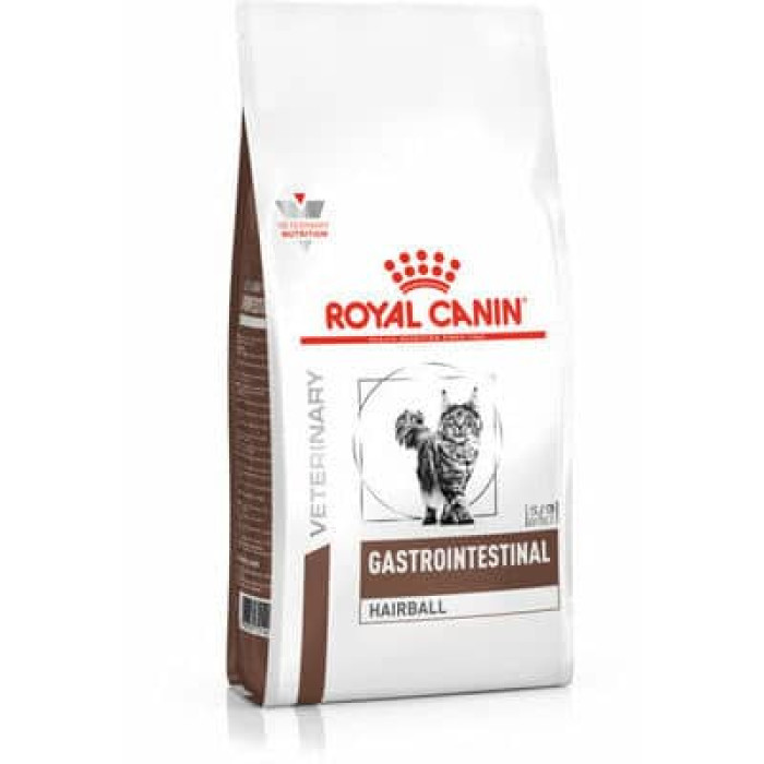 Royal Canin Gastrointestinal Hairball Cat при захворюваннях шлунково-кишкового тракту і виведенні шерсті у кішок 4 кг