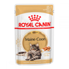 Maine Coon Adult консервований корм для дорослих котів породи Мейн-Кун (шматочки в соусі) Акція 12 шт