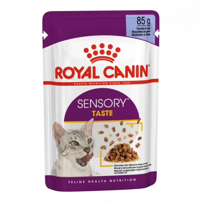 9 + 3шт Royal Canin FHN sensory taste jelly консерви для кішок 85г 11478 акція