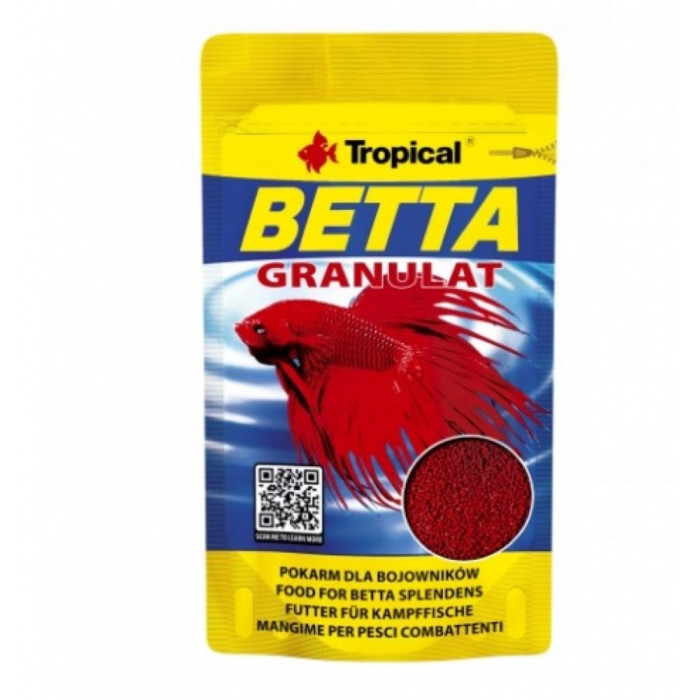 Корм для риб Tropical betta granulat 10г 614419