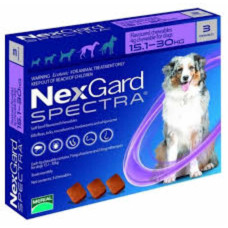 Nexgard Spectra (Нексгард Спектра) - таблетки для собак від бліх і кліщів L 15 - 30кг 1 таблетка