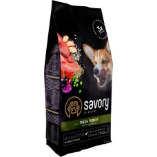 Savory All Breed Sterilized зі свіжим мясом індички сухий корм для стерилізованих собак 1 кг