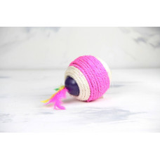 Дряпка для кішок куля з мячем d 12см