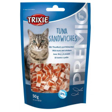 Premio Tuna Sandwiches-ласощі з тунцем для кішок, Тріксі 42731 Ласощі PREMIO Tuna Sandwiches тунець 50гр 42731