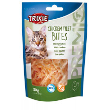 Premio Chicken Filet Bites-шматочки курячого філе для кішок, Тріксі 42701 Ласощі для кішок шматочки філе курячого, Тріксі 42701