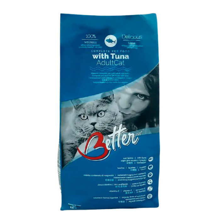 Better Adult Tuna з тунцем, 1,5 кг