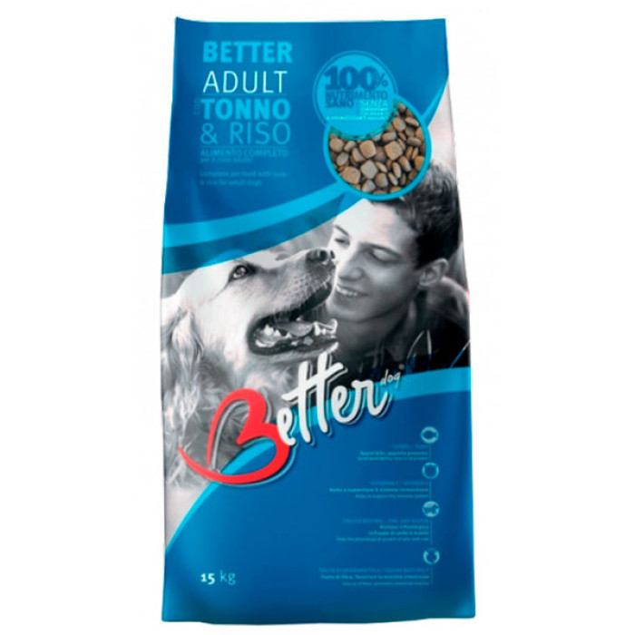 Better Adult Dog Tuna Rice з тунцем, 15 кг