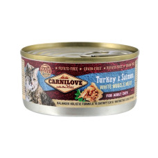 Carnilove Turkey Salmon вологий корм з індичкою та лососем для дорослих кішок 100 г