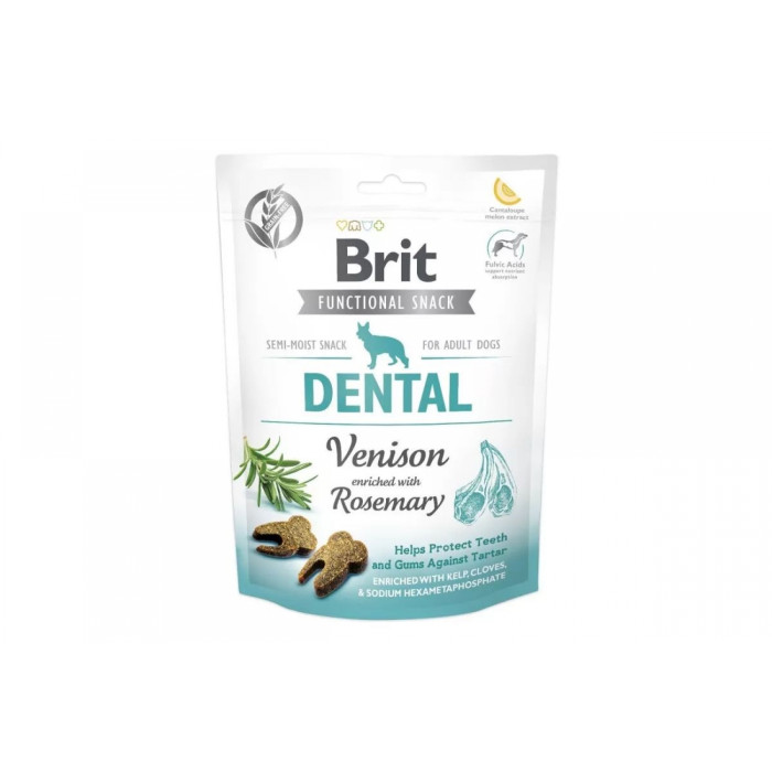 Ласощі Brit Care dental з олениною та розмарином 150гр