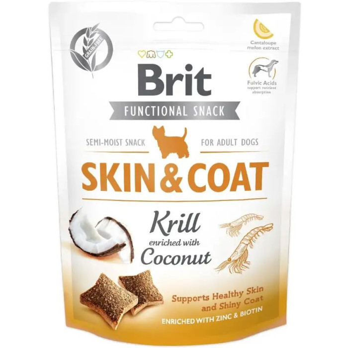 Ласощі Brit Care для собак з крилем і кокосом 150гр