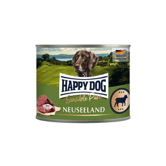 Happy Dog Sens Pure Pure Lamm Вологий корм для собак з ягням 200гр
