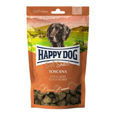 Ласощі Happy Dog Soft Snack Tоscanak для собак смаком качки та лосося 100 г