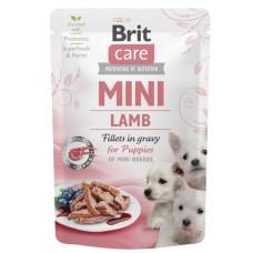 Brit Care Mini Puppy Lamb Вологий корм для цуценят філе ягняти в соусі 85 г