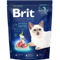 Brit Premium Сухий корм для дорослих котів з чутливим травленням із ягням 0,3кг