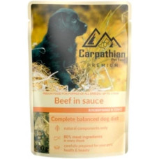 Carpathian Pet Food Вологий корм для цуценят з яловичиною в соусі 100г