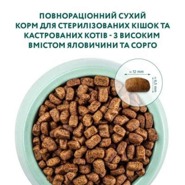 Акція Optimeal Сухий корм для котів з високим вмістом телятини 4,0кг(-18)