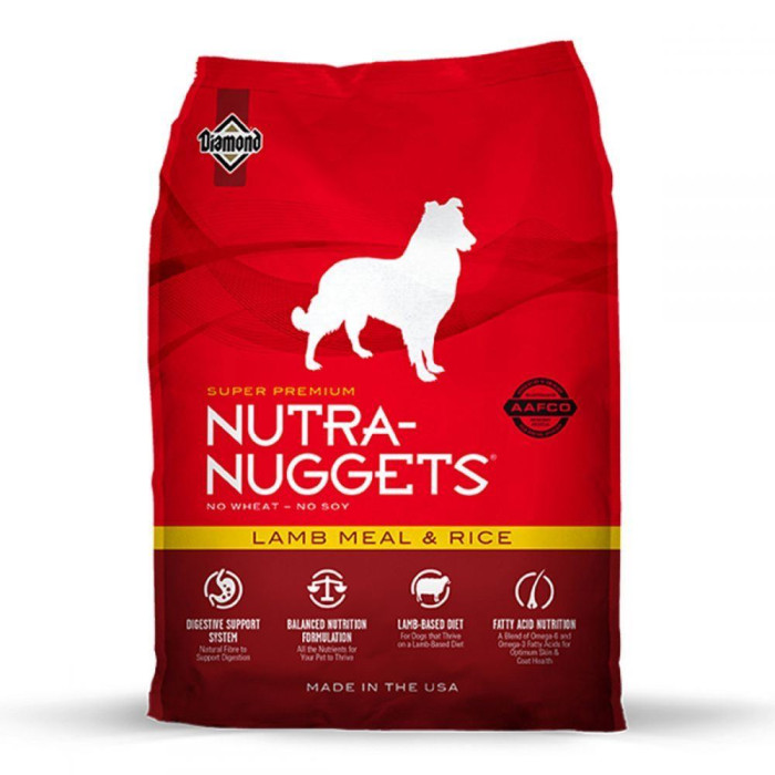 Nutra Nuggets Lamb Rice (нутра Нагетс) червона з ягням 15 кг