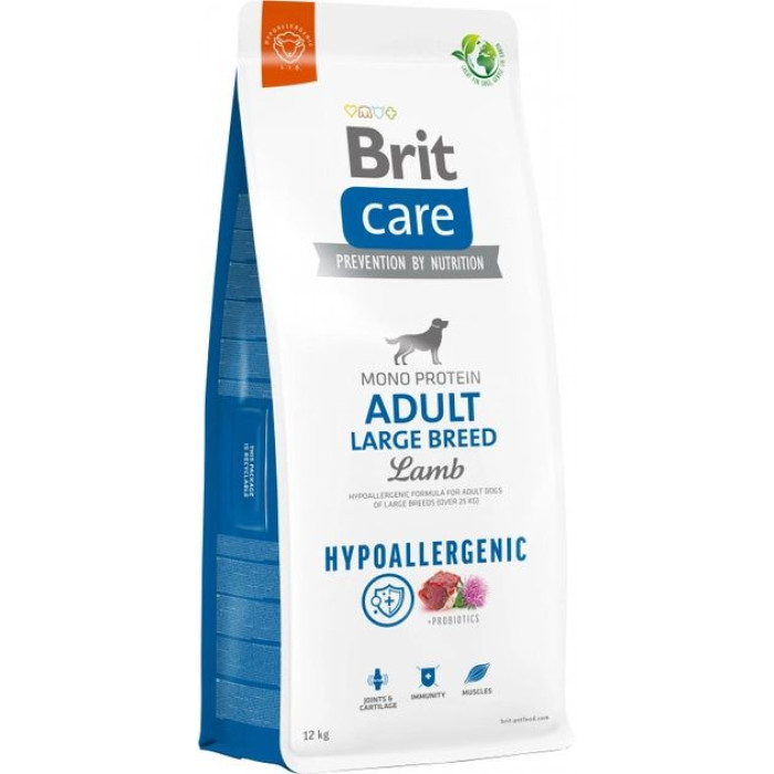 Brit Care Dog Hypoallergenic Adult Large Breed гіпоалергенний корм для собак великих порід з ягнятком 12 кг