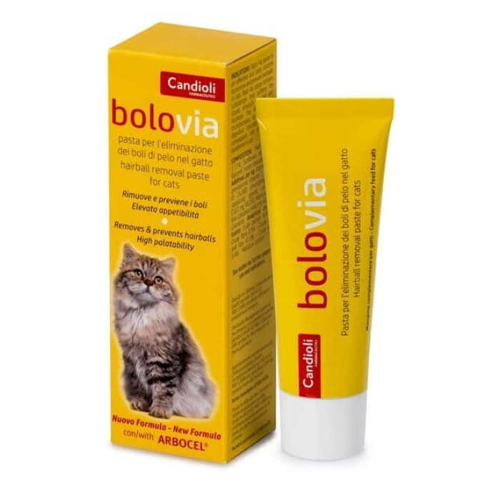 Candioli Bolo Via (Боло Віа) Паста для котів для виведення шерсті 50 гр