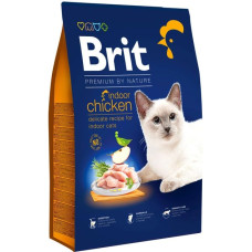 Brit Premium by Nature Cat Indoor для дорослих кішок, що мешкають у приміщенні з куркою 1,5 кг