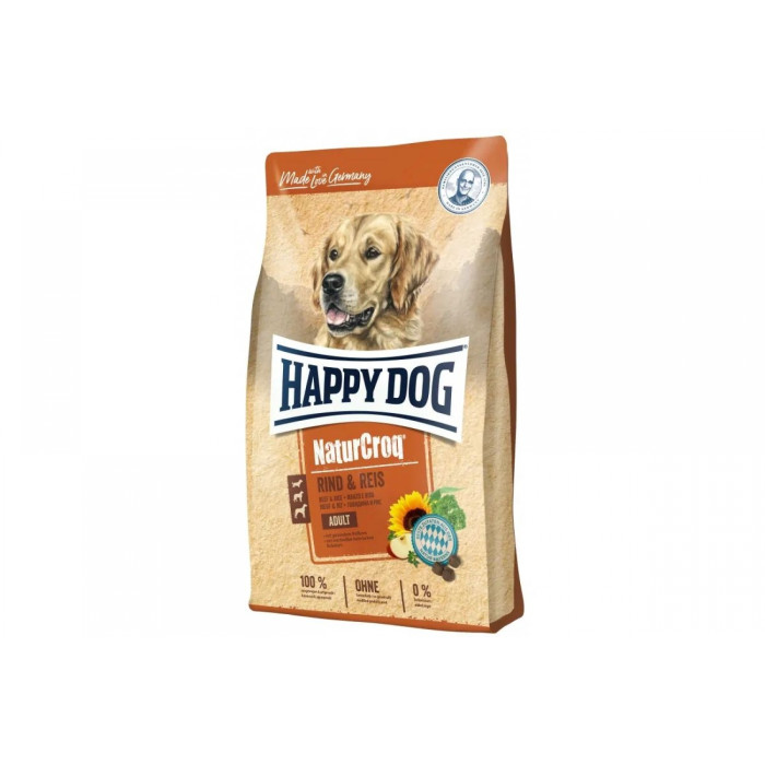 Happy Dog NaturCroq RIND REIS Сухий корм для собак усіх порід з яловичиною та рисом 15 кг
